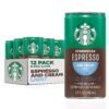 スターバックス レディ トゥ ドリンク コーヒー、エスプレッソ & クリーム ライト、6.5 オンス缶 (12 パック) (パッケージは異なる場合があります)