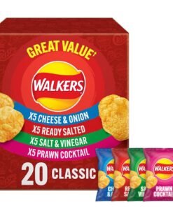 ウォーカーズ クラシック バラエティ マルチパック チップス ボックス 20x25g