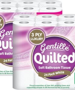 ジェンティーユ 48 ロール キルティング 3 層トイレットペーパー - 柔らかく、丈夫で耐久性があります