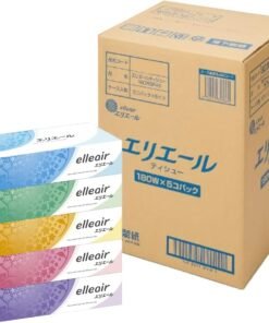 エリエール 箱ティシュー 180組×30箱(5箱×6パック) パルプ100%【ハーフケース】 【EC限定 正規段ケース】 【ハーフケース】